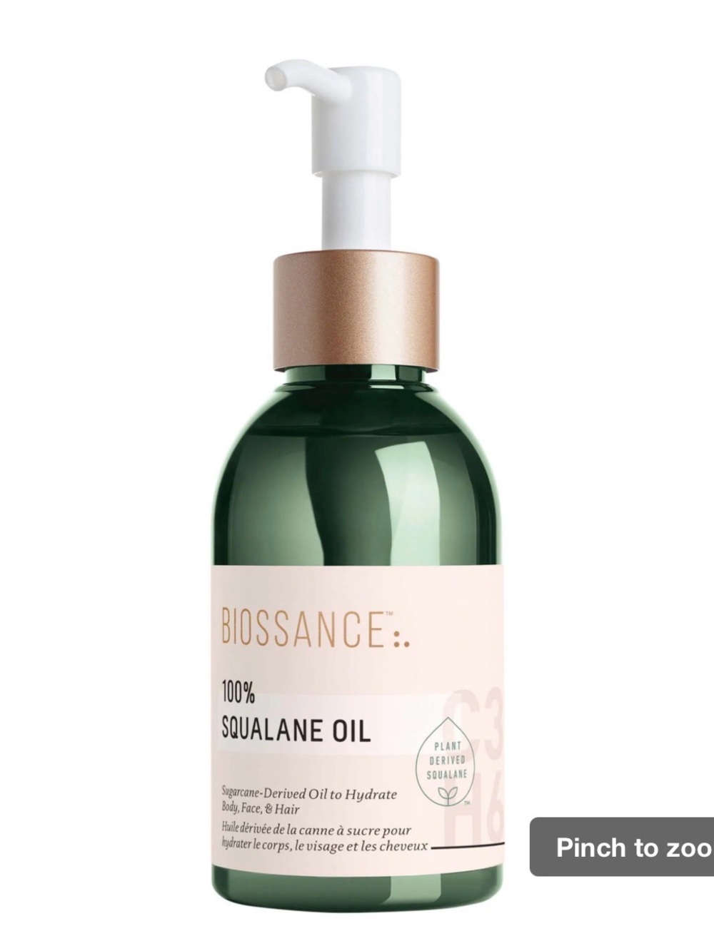 BNIB Biossance 100% Squalane Oil